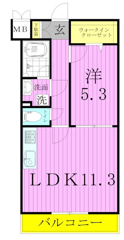 ピエールマルミット１ 間取り図