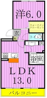 シトロンフレア２ 間取り図