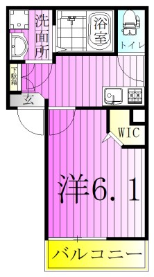 KLEIS青井 間取り図