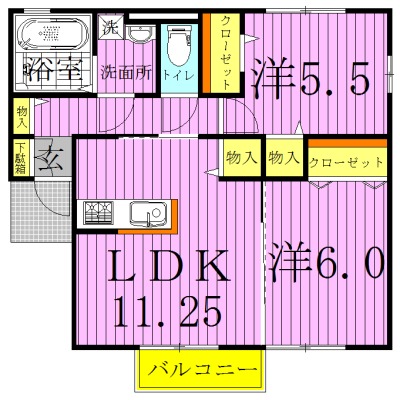 グリーンリーブス 間取り