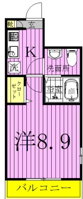 アーバハイツ扇大橋 間取り図