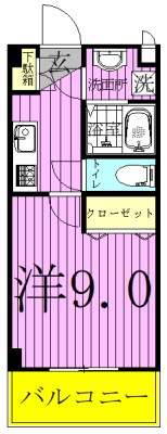 グランツ 306号室 間取り