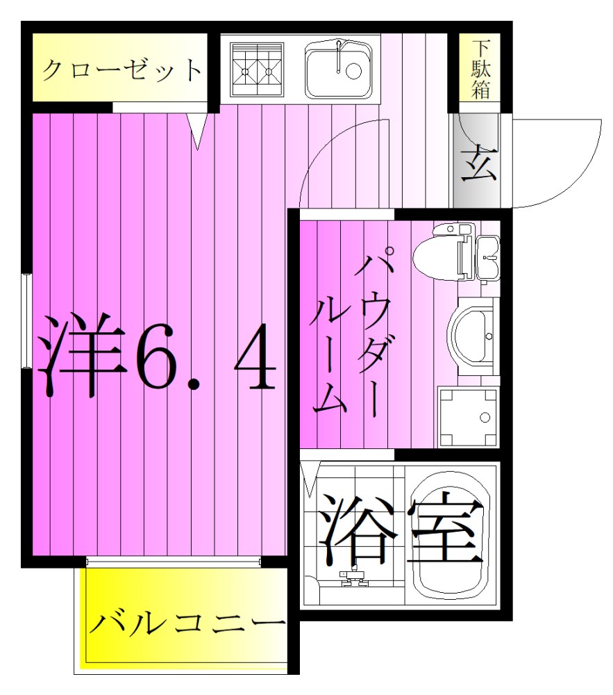 ランジュ 間取り図