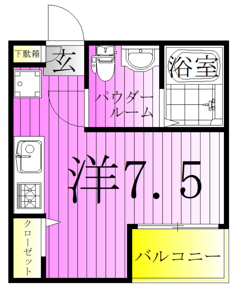 ランジュ 間取り図