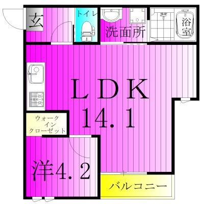 ＲＥＧＡＬＥＳＴ　上本郷  103号室 間取り