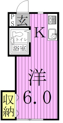エステートピア勝間 間取り図