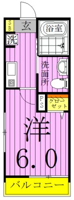 MELDIA五反野 間取り図
