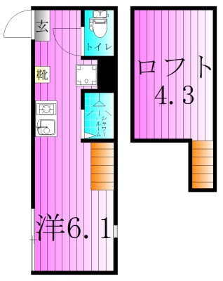 リバーテラス千住大橋 間取り図