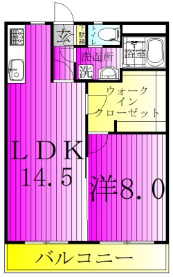 サンシャインミカ 203号室 間取り