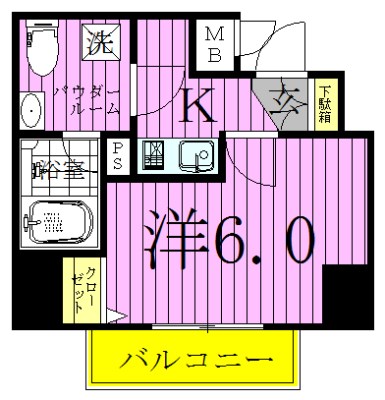 プレセダンヒルズ北千住２ 間取り図