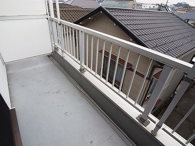 桃林ハイツ ベランダ