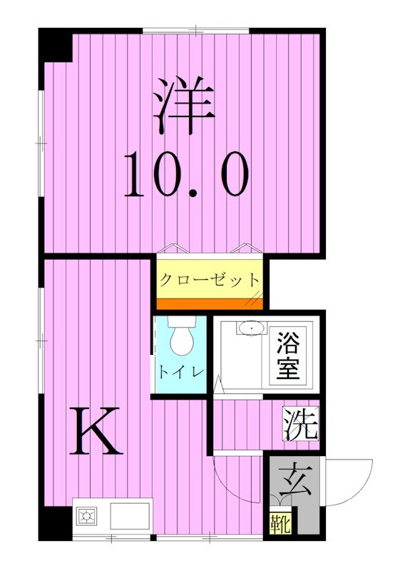 ドーブアヤセ 間取り図