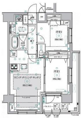 ＲＥＡＬＩＺＥ千住大橋  間取り図