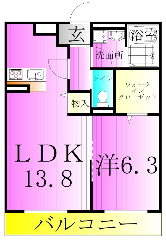 グランドソレーユ 間取り図