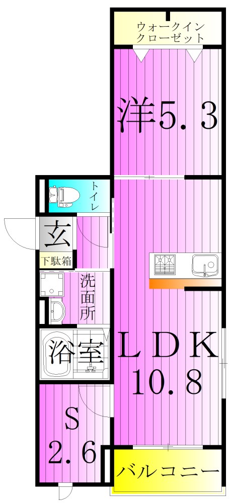 グラナーデ六町Ⅱ 間取り図