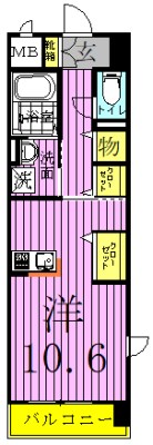 プラシード（扇） 間取り図