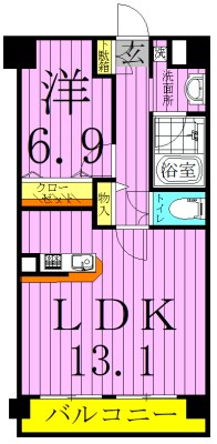 レジデンス・フォンテーヌ 間取り図
