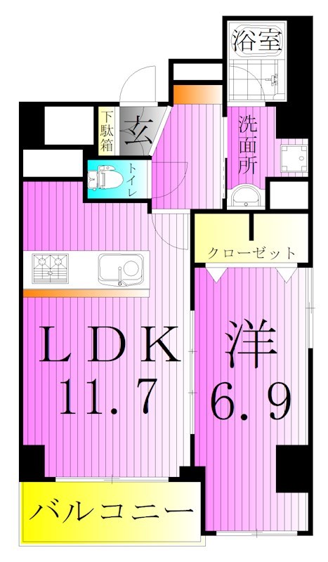 Vega Sanwa 間取り図