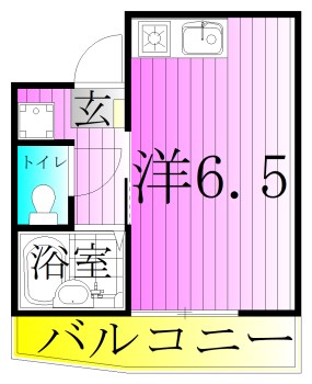 ミレアビターレ北千住 間取り図
