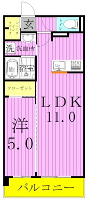 カリーチェ八潮 間取り図