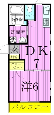 クレールメゾン 間取り図