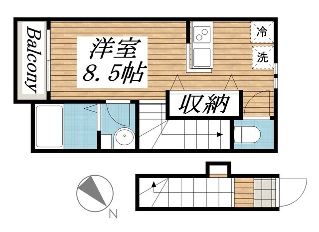 PARK TERRACE新松戸Ⅱ　～パークテラスシンマツドツー～  間取り