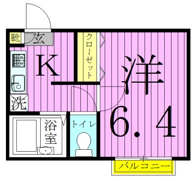 オーネスト西新井 間取り図