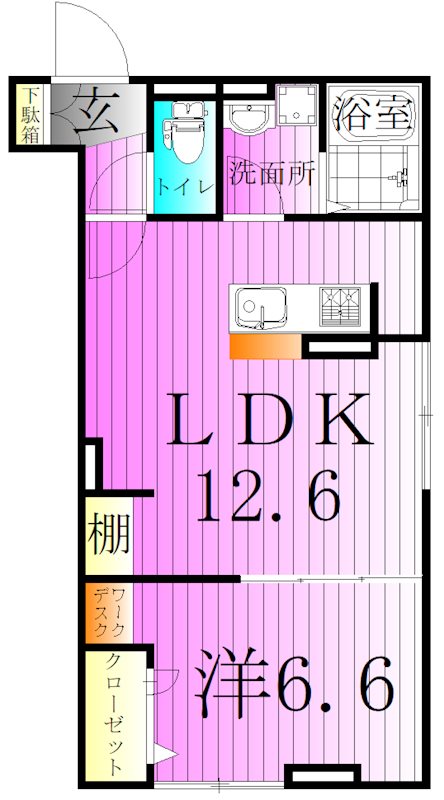 グラナーデ西加平 間取り図