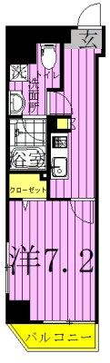 グランフォース綾瀬２ 間取り図