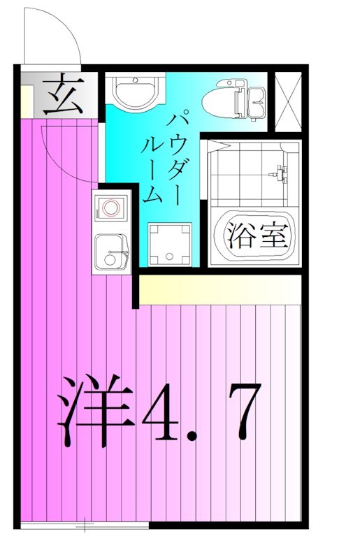 HANABUSA　Ⅴ 間取り図