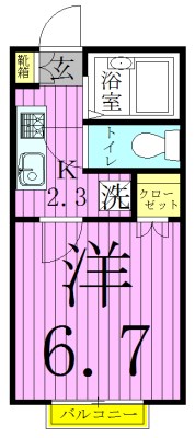 カーサバウム 間取り図
