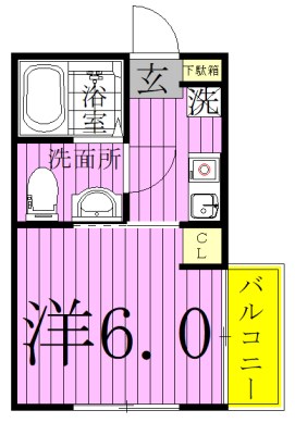 コンフォルト柏 301号室 間取り