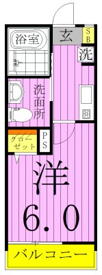 MELDIA五反野 間取り図