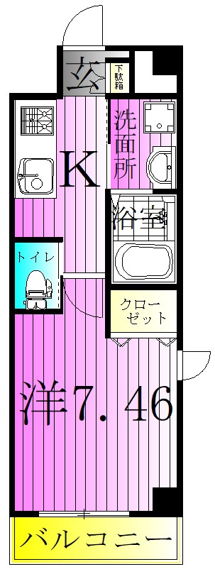 Ｇｒａｎｄｅｕｒ亀有 間取り図