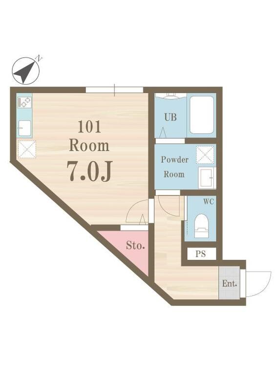 レジデンス新松戸 201号室 間取り