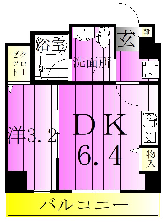 ＡＺＥＳＴ綾瀬＃Ｒ  間取り図