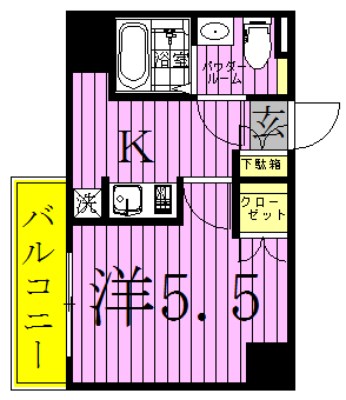 ＡＺＥＳＴ北千住 間取り図