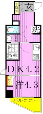 ラフィスタ北綾瀬 間取り図