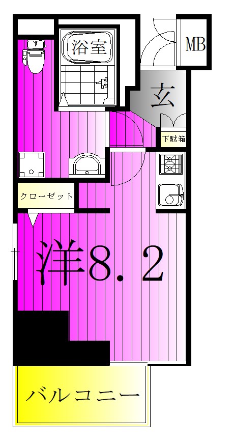 Win Excellence Ⅳ 905号室 間取り