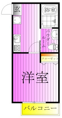 WED COURT Y 間取り図