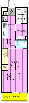 リブリ・サンオアシス 間取り図