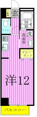ピュア・ドーム１０１０ 間取り図