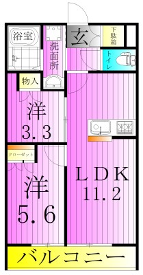 FOREST　MAISON　CreaWest 間取り図
