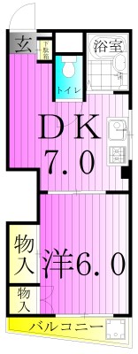 コーポ島田 間取り図