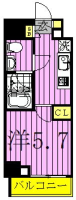 ＡＺＥＳＴ北千住 間取り図