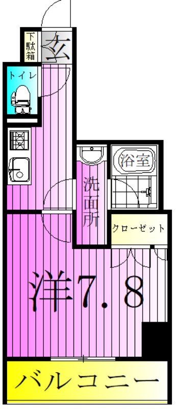 オープンブルーム綾瀬 間取り図