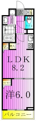 フォンテ　クレラ 間取り図