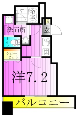 アイルグランデ東京竹ノ塚 間取り図