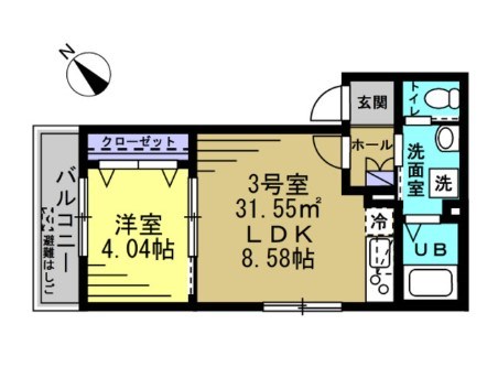 Town House Ⅲ 103号室 間取り