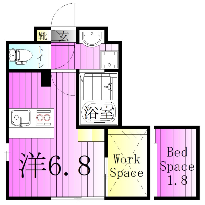 カーサ　ミーア町屋 間取り図